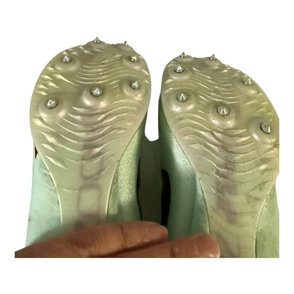 Nike Air Zoom women's Maxfly flyweave sneakers Mint green Track running Size 5.5 - Picture 8 of 13